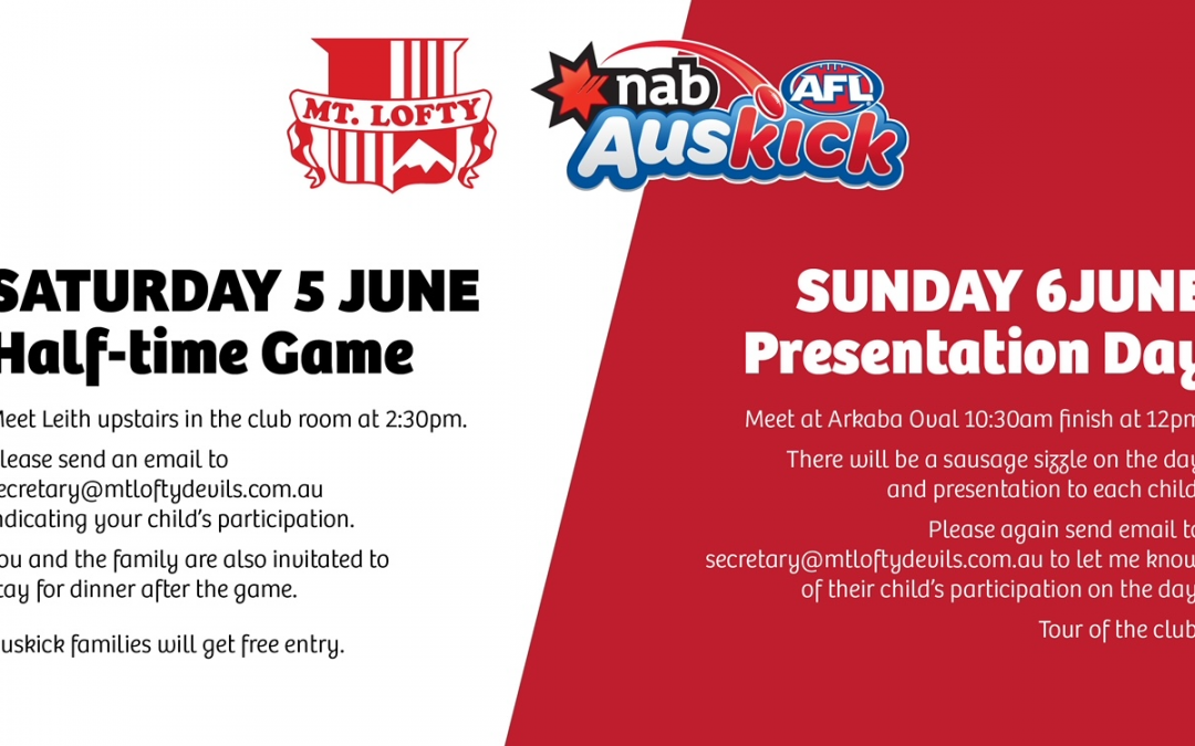 MT LOFTY AUSKICK | FINAL WEEKEND