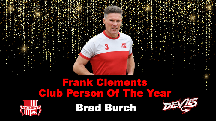 FRANK CLEMENTS CLUB PERSON OF THE YEAR
