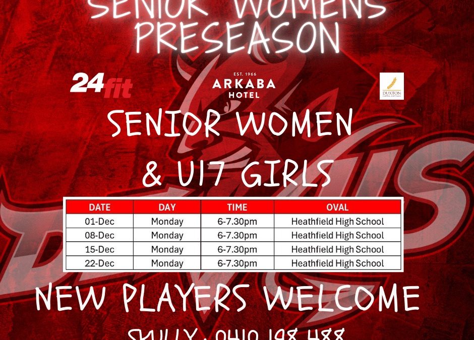 Senior Women & U17 Girls Preseason