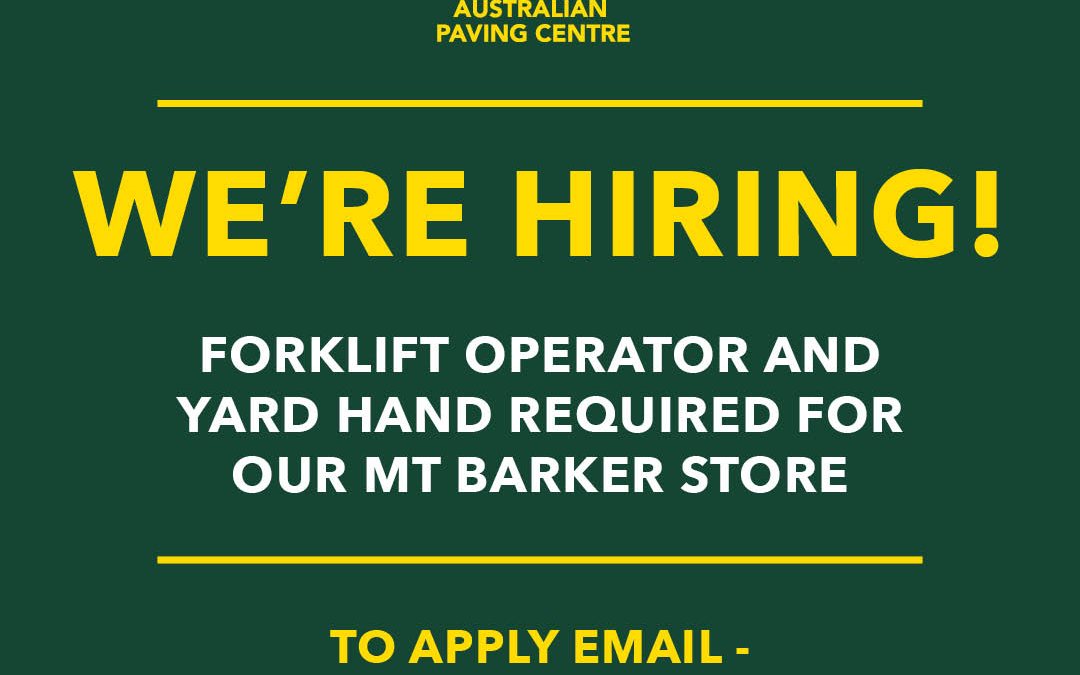 APC IS HIRING |