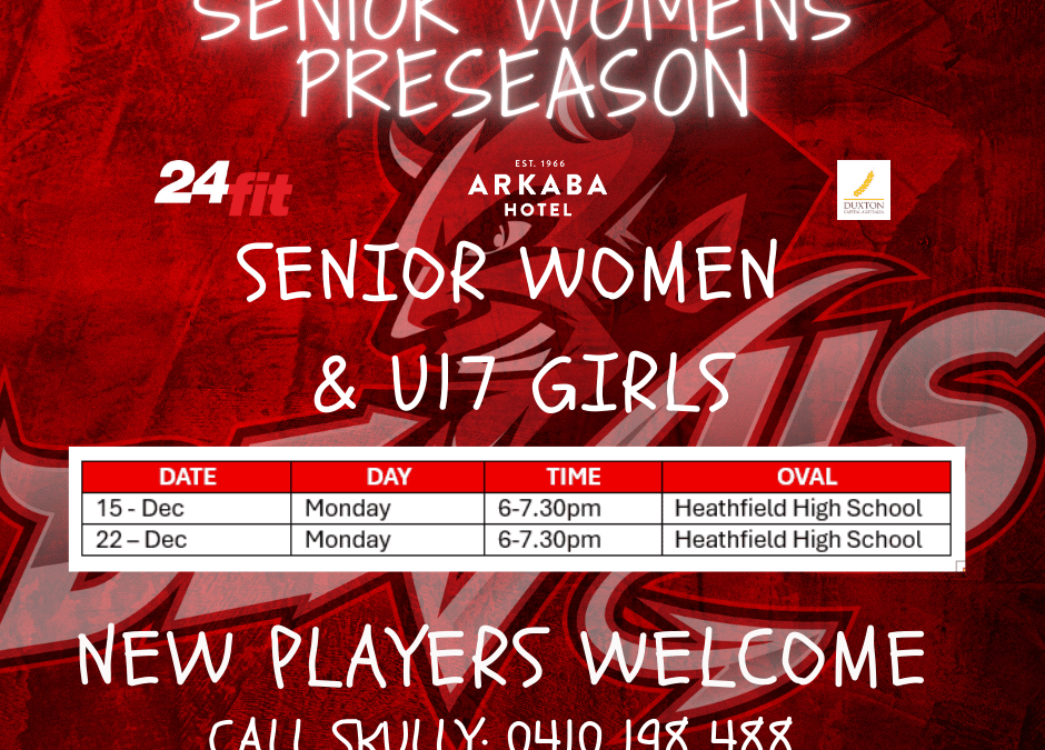 Final two preseason trainings for 2025