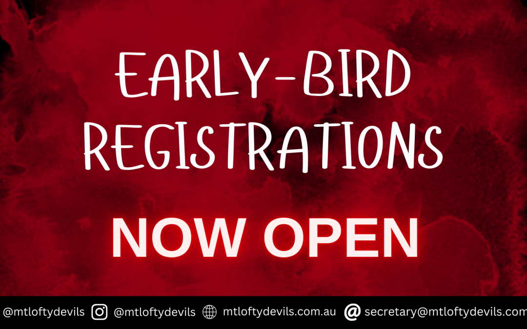 2026 EARLY-BIRD REGISTRATIONS NOW OPEN |