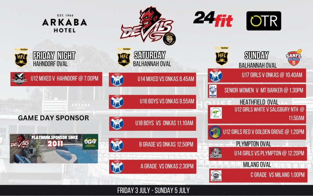 🔴⚪The week ahead🔴⚪